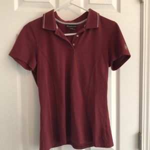 Ariat maroon polo